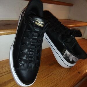 Skechers Black and White Sneakers By SNOOP DOGG sz 12 HANDS FREE SLIP ON